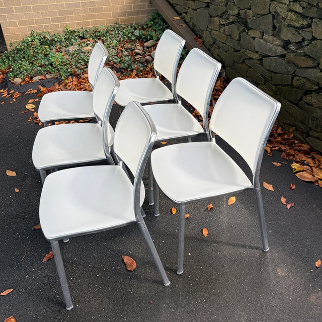 Contemporary Set of 6 Stua Stackable Gas Chair by Jesús Gasca For Sale - Image 3 of 13