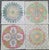 Textile 1960's Peter Max 16" Square Linen Textile Napkins - Set of 4 For Sale - Image 7 of 7