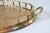 Metal Vintage Brass Faux Bamboo Tray For Sale - Image 7 of 12