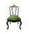 Vintage Elegant Venetian Side Chair With Thai Silk Circa 1960 For Sale - Image 12 of 12