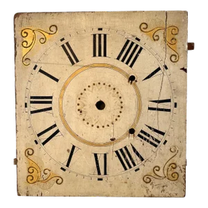19th Cent. Wood Clock Face