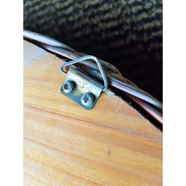 Mid-Century Rattan Wall Light, Italy, 1960s For Sale - Image 10 of 11