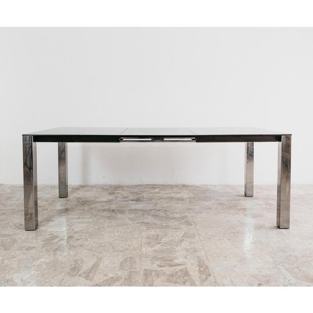 Wood Saporiti Dining Table by Giovanni Offredi, 1970s For Sale - Image 7 of 13