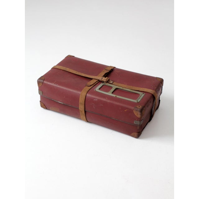Mid-Century Vulcanized Fiber Mailing Box For Sale - Image 4 of 10