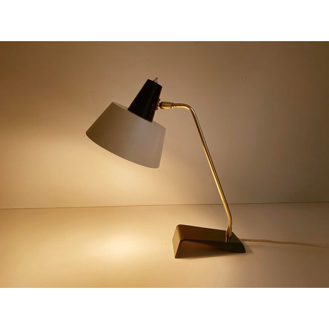 White Vintage Table Lamp from Kaiser Leuchten, 1950s For Sale - Image 8 of 17