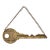 Vintage Brass Paris London Hanging Key Holder Hook Rack For Sale