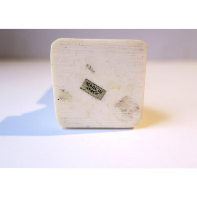 Italian Neoclassical Female Sculpture Statue, Small For Sale - Image 10 of 10