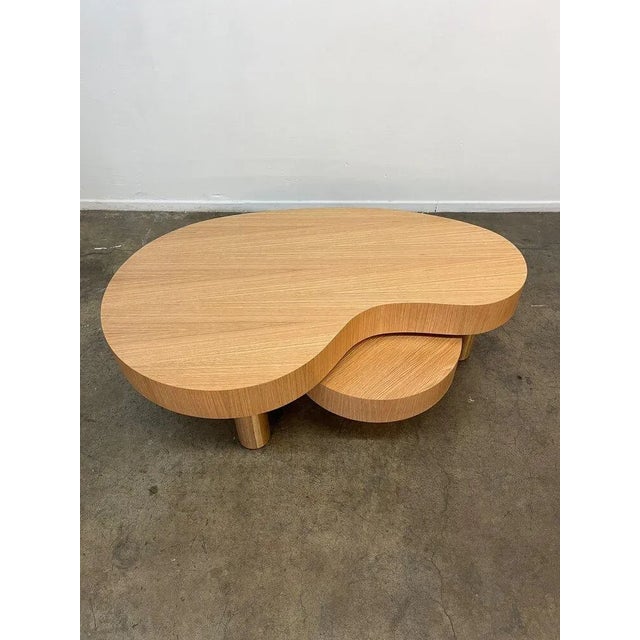 XL Version Kidney Two-Tiered Coffee - 2 Pieces For Sale - Image 10 of 13