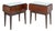 Adam Rogers for Cb2 Mahogany Nightstands, Pair For Sale