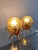 Mid-Century Wood and Yellow Glass Table Lamps, Czech, 1970s, Set of 2 For Sale - Image 6 of 11
