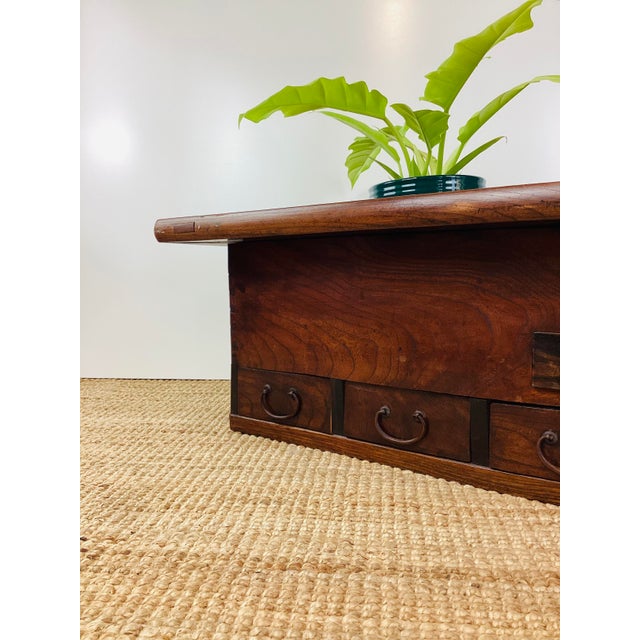 Antique Asian Wood Hibachi / Side Table or Planter For Sale In Las Vegas - Image 6 of 9