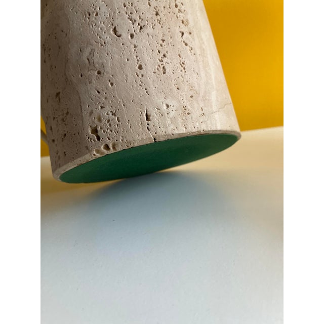 Glass and Travertine Table Lamps from La Murrina, 1980s, Set of 2 For Sale - Image 17 of 18