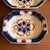 Antique Gaudy Welsh Crescent Pinwheel Flow Blue Set of 2 Vegetable Dishes, Circa 1840s A rare and appealing matched pair...