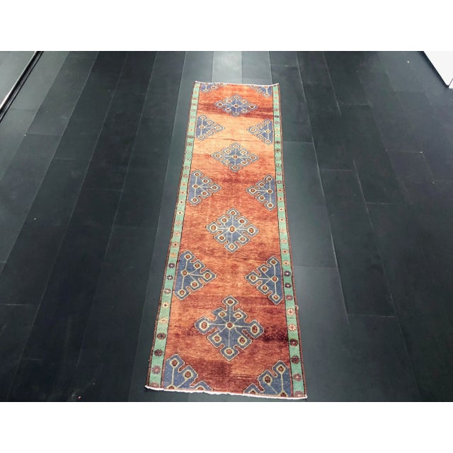 Handmade wool carpet in Turkish Anatolia , Vintage Oushak Rug,Turkish Vintage Anatolian Rug, Handmade wool Rug . One Of...