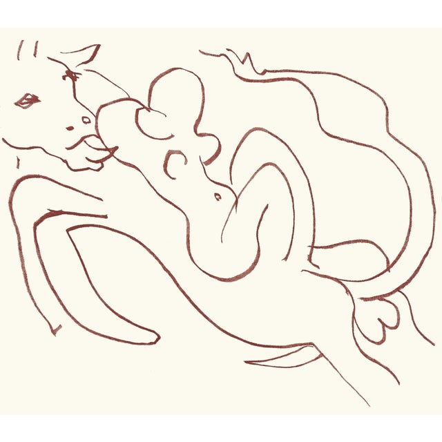 Artist: Henri Matisse (after) Country: France Title: Florilege des amours – Plate 22 Medium: Sanguine lithograph Paper:...