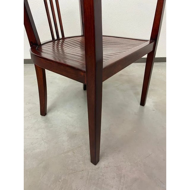 Wood Jugendstil Office Chair, 1890s For Sale - Image 7 of 9