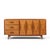 Mid-Century Modern Ramseur Harlequin Mid Century Walnut Credenza and Hutch For Sale - Image 3 of 14