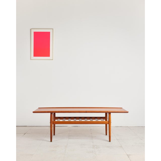 Grete Jalk Mid-Century Danish Teak Wood Coffee Table from Grete Jalk, 1950s For Sale - Image 4 of 18
