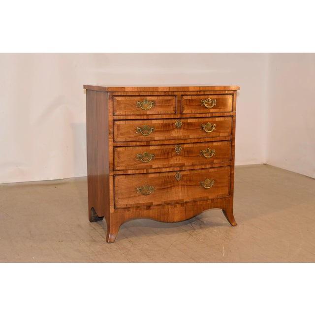 Wood Edwardian Small English Chest, C. 1920 For Sale - Image 7 of 7