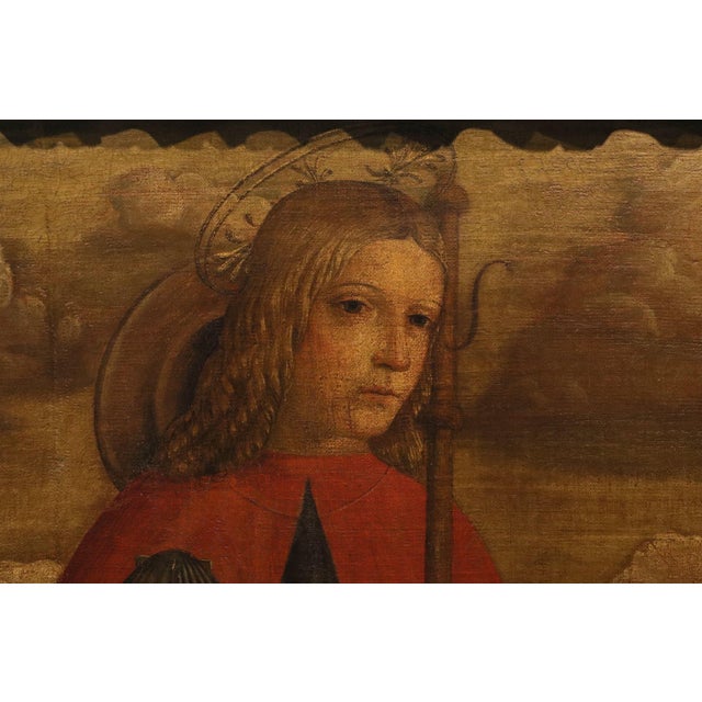 Francesco di Girolamo da Santacroce, Saint Rocco, 1570, Oil on Canvas For Sale - Image 7 of 13
