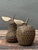 Elevate your shelf styling with this striking set of mid-century modern fruit sculptures, featuring a meticulously...