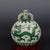 W-24cm,H-26.5cm The Xuande Marked Green Color Porcelain Moonflask Vase with a hand-painted dragon pattern is a stunning...
