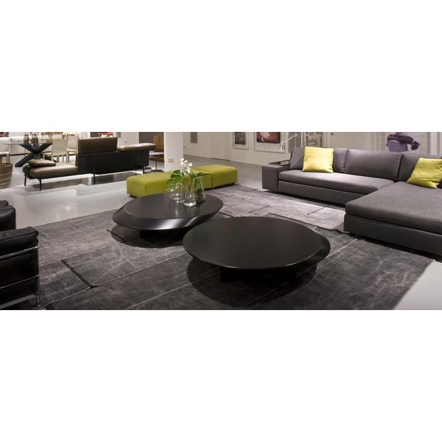 Black Accordo Low Table in Brown Lacquered Wood by Charlotte Perriand for Cassina For Sale - Image 8 of 10