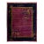 1920s Antique Chinese Art Deco Rug With Floral Branches in Magenta and Navy Blue For Sale