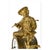 Mantel Clock in Golden Regula For Sale - Image 4 of 8