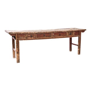 Antique Chinese Altar Table with Original Patina, Circa 1900s For Sale