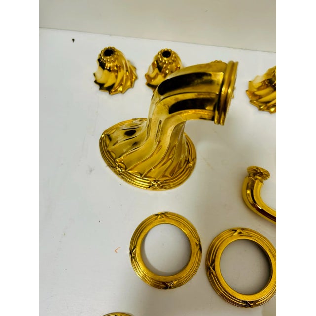 Sherle Wagner Sink and Tub Faucet Set For Sale - Image 11 of 12