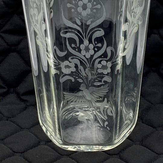 Murano Giovanni Cenedese Glass Vase "Doves of Spring" (Limited Edition, Vintage 1982, Signed) Venini Seguso Barovier For Sale - Image 12 of 18