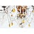 Italian 18th Century Giltwood & Crystal Chandelier For Sale - Image 4 of 17