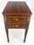 Crotch Mahogany Wood Inlayed Narrow Two Drawers Federal Style Stand For Sale - Image 6 of 12