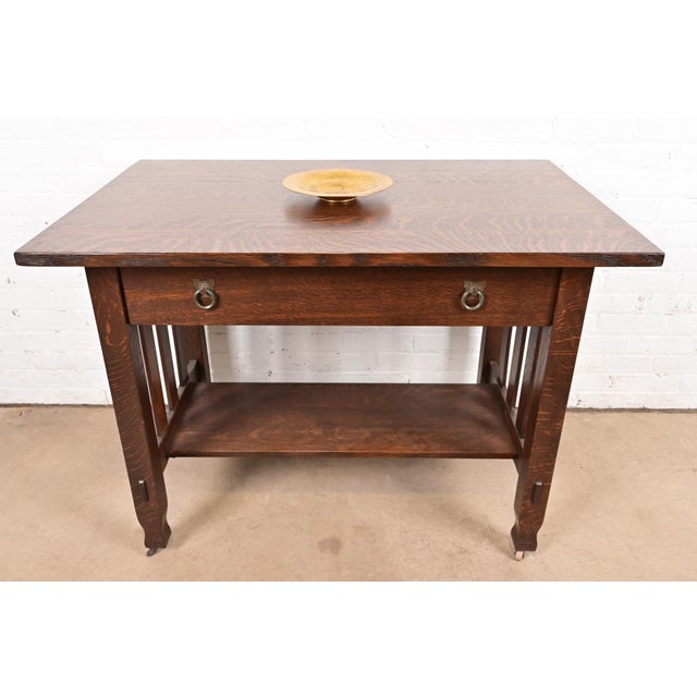 Tiffany Studios New York Bronze Doré Plate or Shallow Bowl For Sale In South Bend - Image 6 of 9