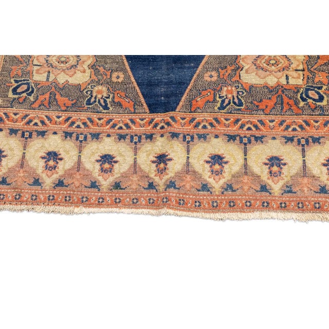 Antique Persian Senneh Rug 4'6'' x 6'2'' For Sale - Image 10 of 12