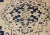 Textile Mid 20th Century Vintage Turkish Medallion Oushak Rug in Navy Blue, D. Brown and Cream Tones For Sale - Image 7 of 9