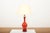 Model 3656 Table Lamp in Red Murano Glass and Parchment Shade from Paolo Venini, 1952 For Sale - Image 3 of 12