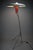 Mid-Century Tripod NX 38 Floor Lamp with Red Cone and Grey Saucer Shade by Louis Kalff for Philips, Netherlands, 1950s For Sale - Image 14 of 14
