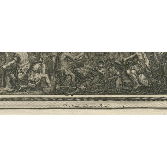 18th Century Pieter Mortier, Rebuilding the Temple and the City of Jerusalem, Pieter 1700, Engraving For Sale - Image 5 of 12