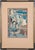 Wood 19th Century Custom Framed Utagawa Kunisada Signed Japanese Woodblock Prints—A Pair For Sale - Image 7 of 17