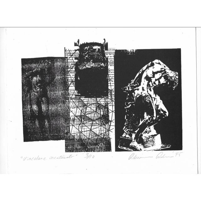 Contemporary litho by Atlanta artist Adrienne Anderson (1949-2020). Anderson earned her MFA from University of Georgia and...
