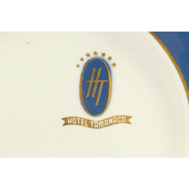 A rare hotel ware A dinner plate from Hotel Tamanaco, Caracas Venezuela This historical hotel inaugurated in 1953 was...
