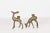 Midcentury Brass Deer Candle Holders, Stag and Doe Pair For Sale - Image 11 of 14
