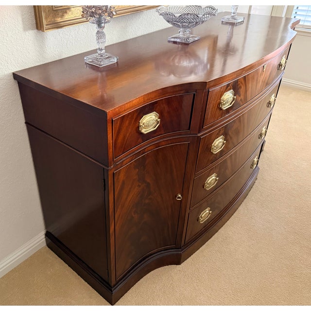 Vintage Thomasville Chair Company Mahogany Duncan Phyfe-Style Dining Room Buffet For Sale In Monterey, CA - Image 6 of 8
