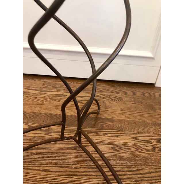 Mid Century Iron and Lucite Ice Bucket Holder For Sale In Tampa - Image 6 of 7