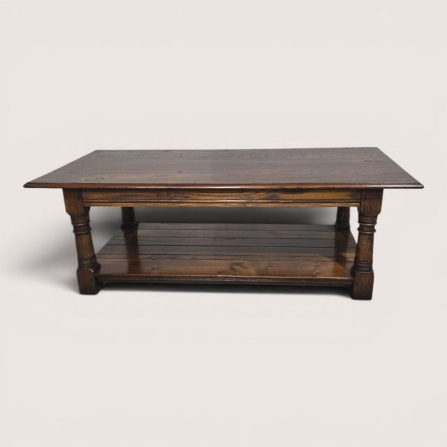 Oak Plank Coffee Table, 1920 For Sale - Image 13 of 13