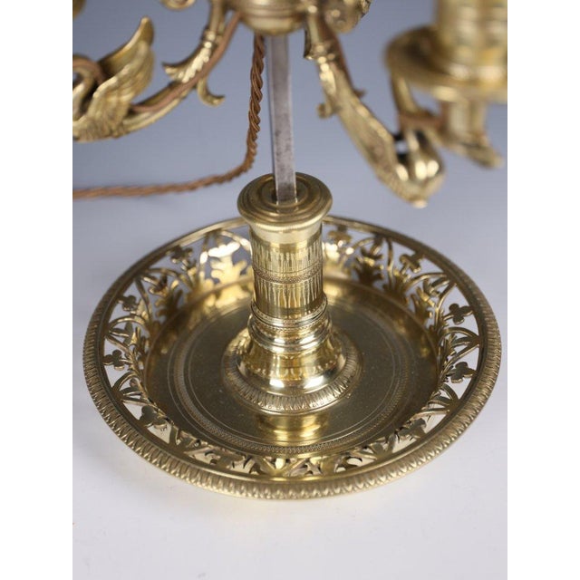 19th Century French Brass Bouillotte Table Lamp, 1880 For Sale - Image 16 of 18