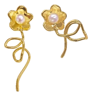 Stems and All Earrings, A Pair