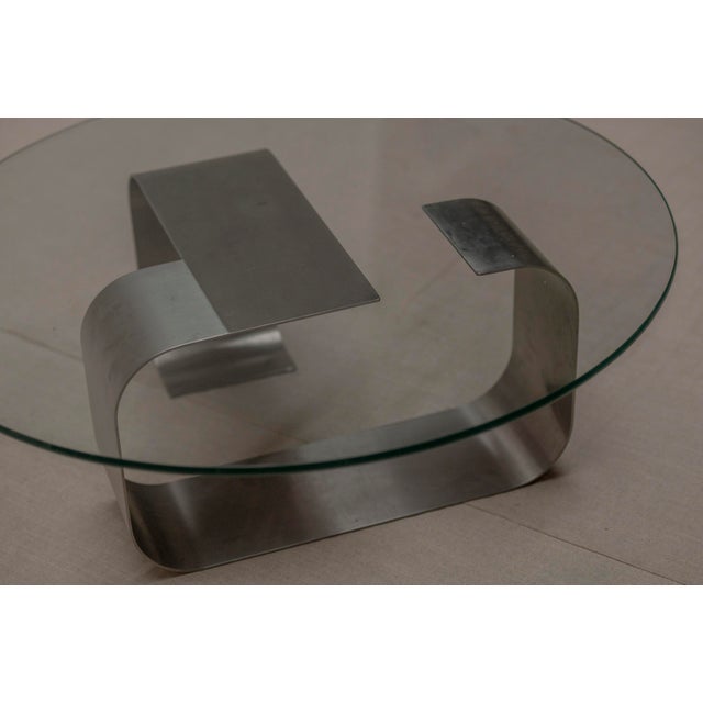 Vintage French Coffee Table by Francois Monnet, 1970s For Sale - Image 10 of 13